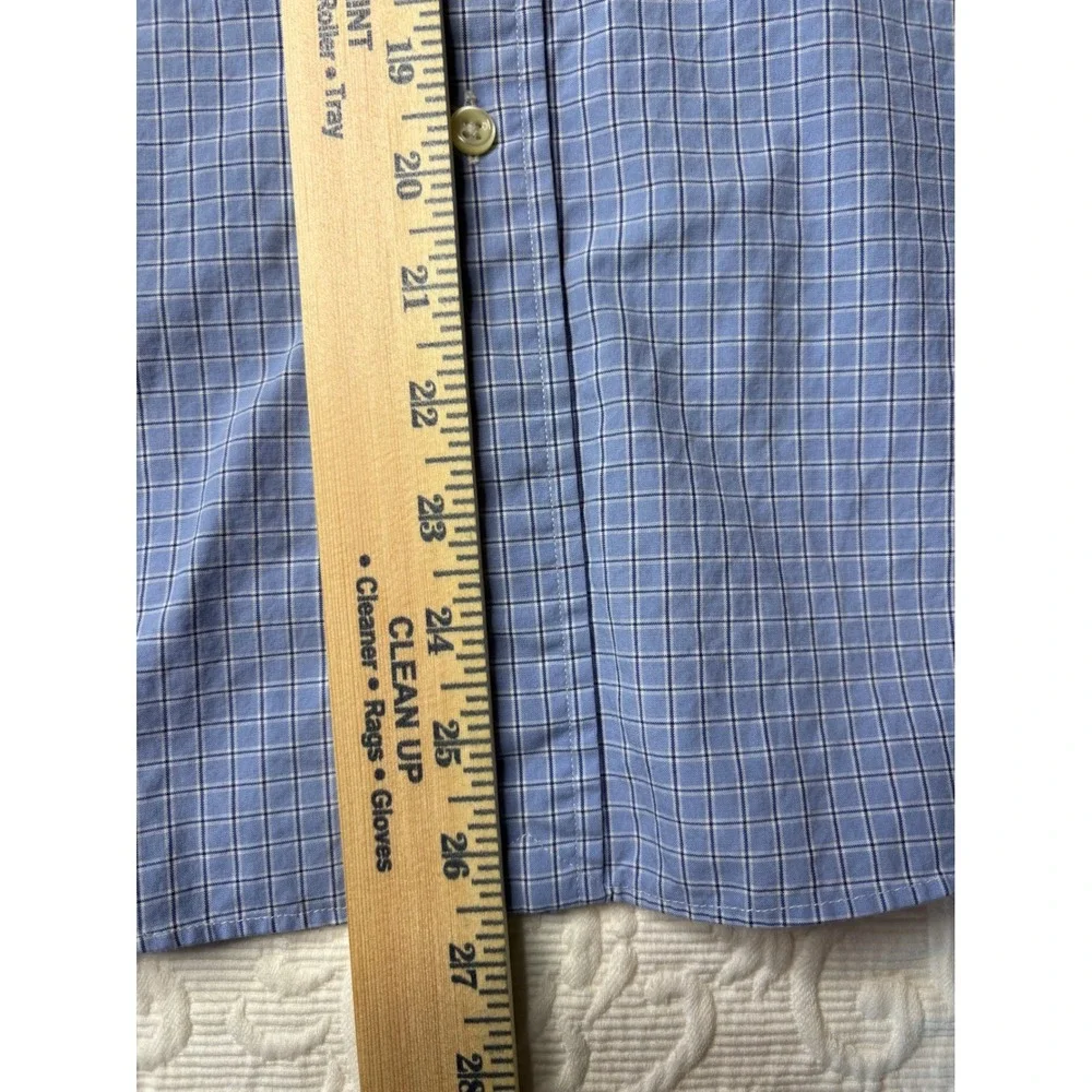 Ralph Lauren custom fit extra large blue patterned shirt, men sized extra large.